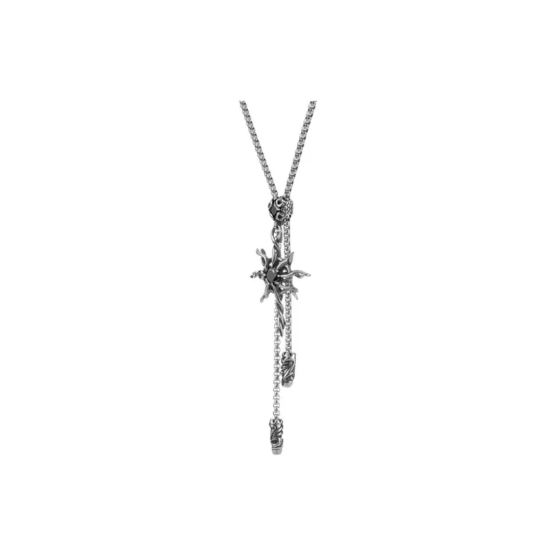 ACIUM Long American Vintage Independent Hip Hop, Minimalist Style Luxury, Titanium Steel Street Style Necklace Unisex-1
