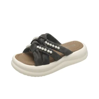 PARK DANCE Quiet Abrasion Resistant Slide Slippers Women's