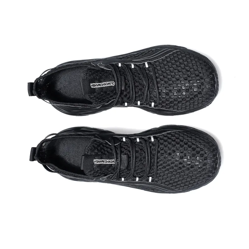 OUWENHEIMANBA Abrasion Resistant Lightweight Breathable Quick Dry Waterproof Slip Resistant Low Top Casual Shoes Men's-2