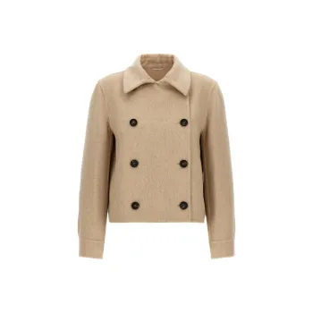 Brunello Cucinelli Jackets & Coats Women's Cream