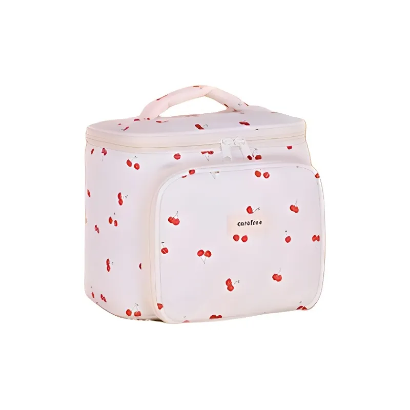 ZHIYIN Cute Large Capacity Handheld Skincare Storage Bag Multifunctional Portable Tubas Storage Box Make up Tools-5