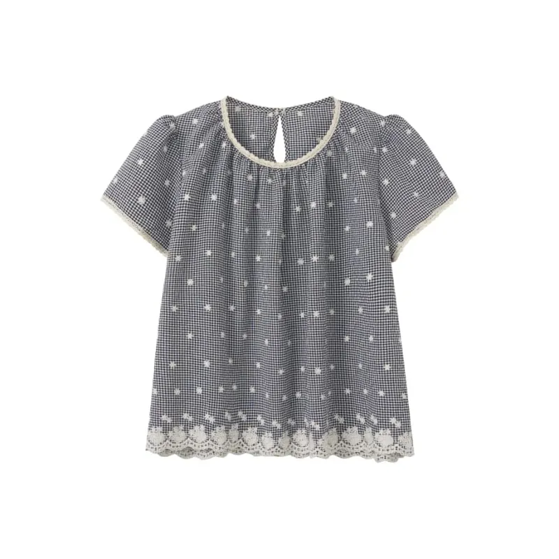 Homemade Willow Silk 2025 Summer Shirt Unisex -0