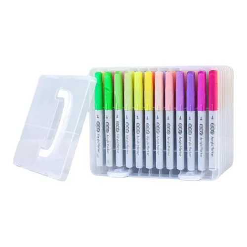 DC DACHUANG Large Capacity Straight Liquid Propylene Soft Tip Marker Pen/Highlighter Pen