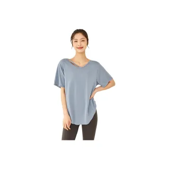 GUAILILUOLI Yoga T Shirt Women's