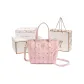 Peach Pink-Basket Bag