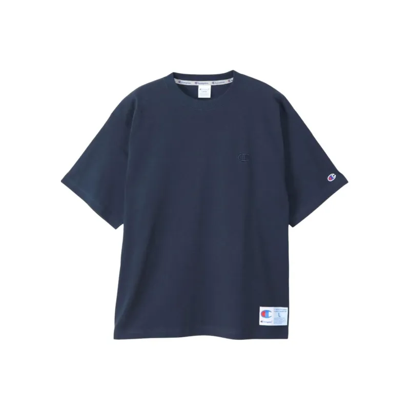 Champion T Shirt Unisex Dark Blue-0