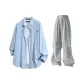 Light Blue+Gray Pants