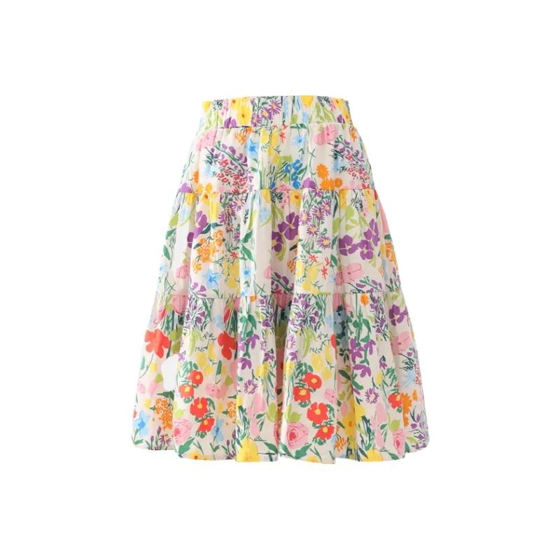 MJB Casual Long Skirts Women's Yellow-1