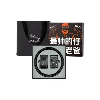 JAGUAR Top Grain Cow Leather Belts Men's 3.5cm
