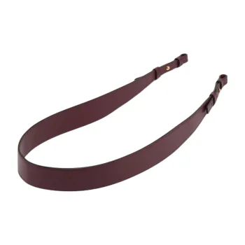 Delvau Grain Calfskin Bag Strap Women's Shiraz Red