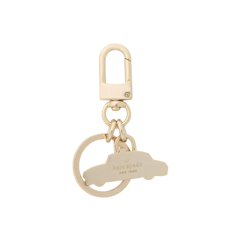 Kate Spade Metal Keychains Unisex Gold-2