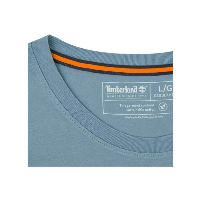Timberland T Shirts Men Medium Blue-2