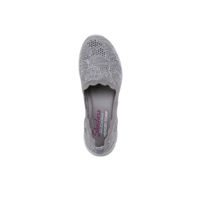 Skechers Seager Low Top Casual Shoes Women's Gray-5