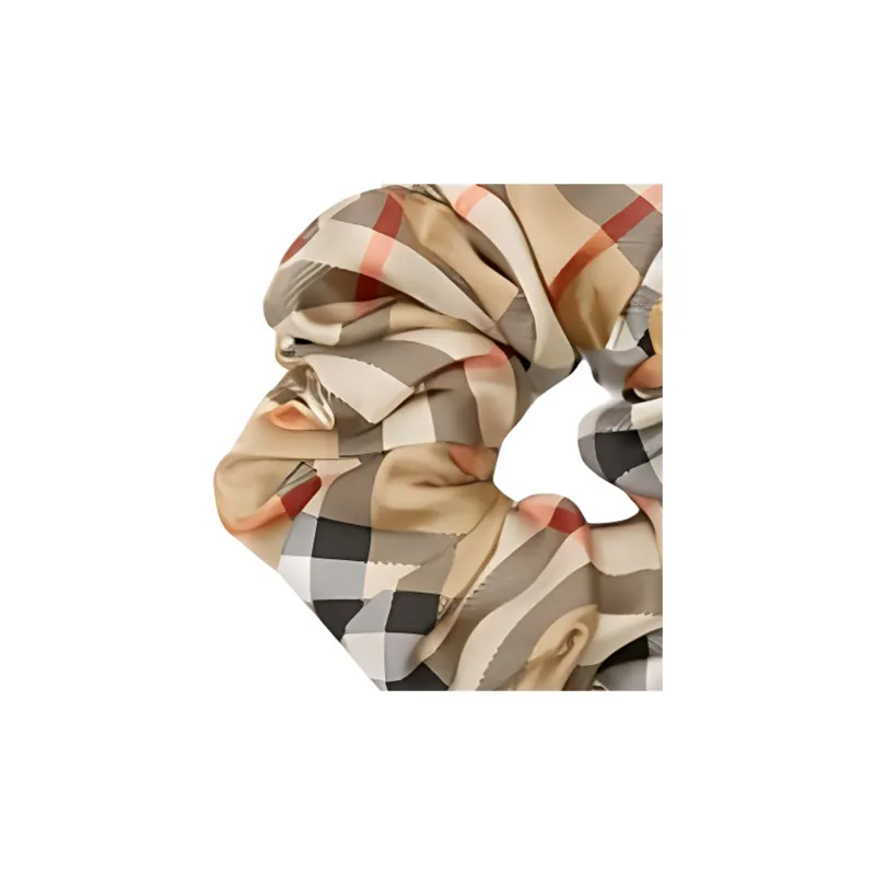 Burberry Mulberry Silk Hair Tie Women's Sand-1