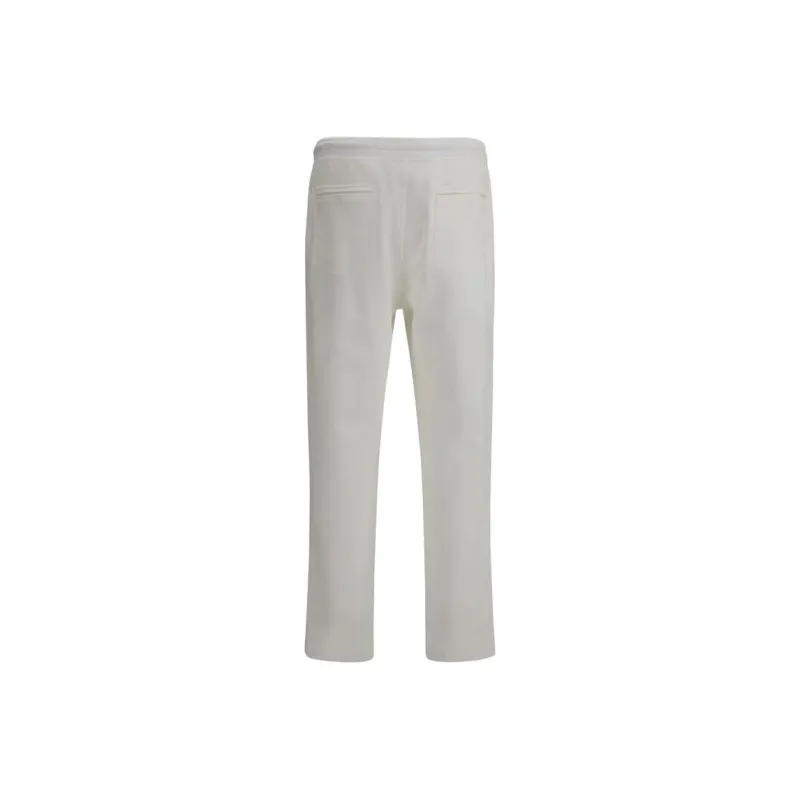 Brunello Cucinelli Knitted Sweatpants Men's Gray White-1