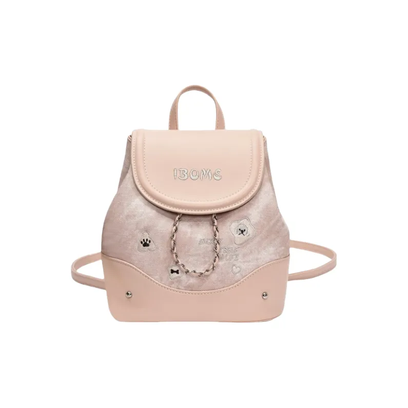 Teddy Bear Collection PU Backpack Women's Multicolor-6