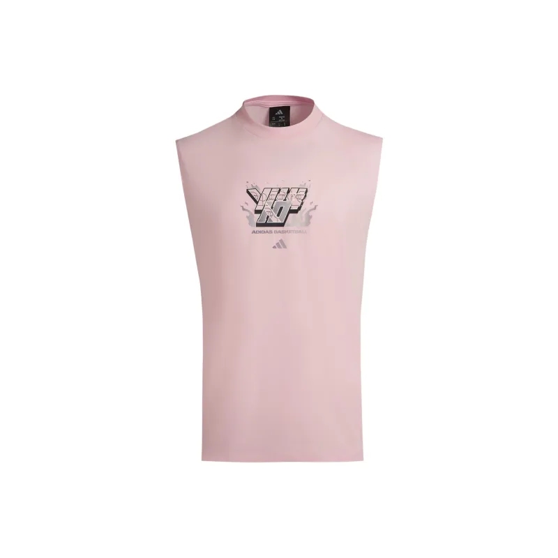 Adidas Tank Tops Men Clear Pink-0