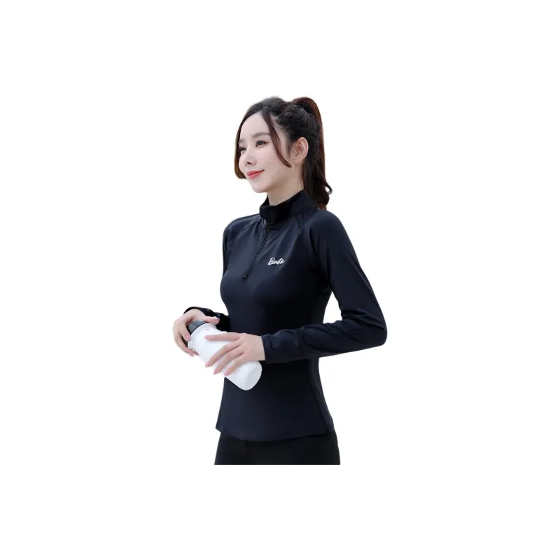 Barbie Yoga Jackets Women's Black-0