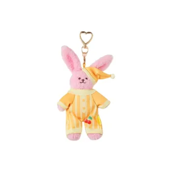 MINISO Polyester Bag Accessory Unisex Pink/brownish yellow