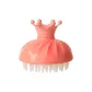 Crown Shampoo Brush-Kenting Red-1 Pc