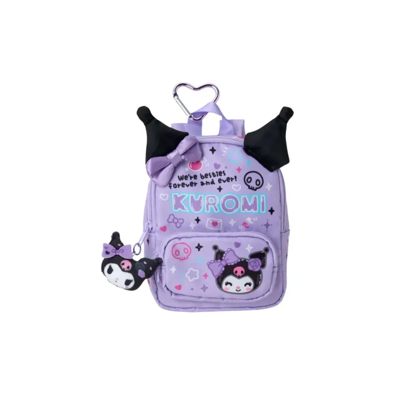 Sanrio Kuromi Polyester Coin Purse Women's Purple-0