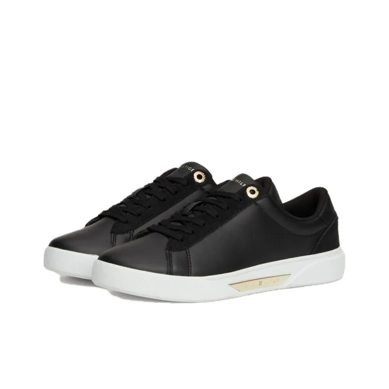 Tommy Hilfiger Zapatillas Low Top Skateboard Shoes Women's Black-2