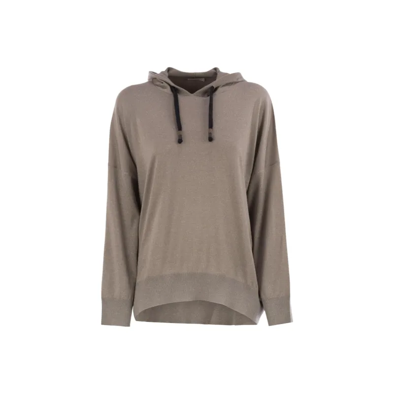 Brunello Cucinelli Sweatshirt Women's Light Brown-0