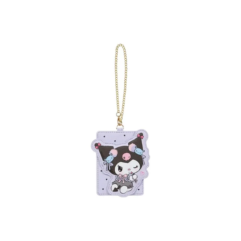 Sanrio Kuromi PU Card Holder Women's Purple-0