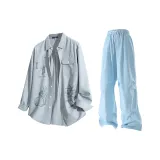 Light Blue+Lake Blue Pants