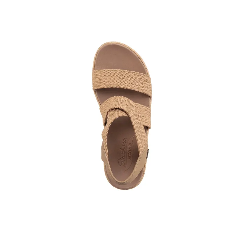 Skechers ARCH FIT BEVERLEE Beach Sandals Women's Brown-5