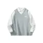 Gray+White Shirt