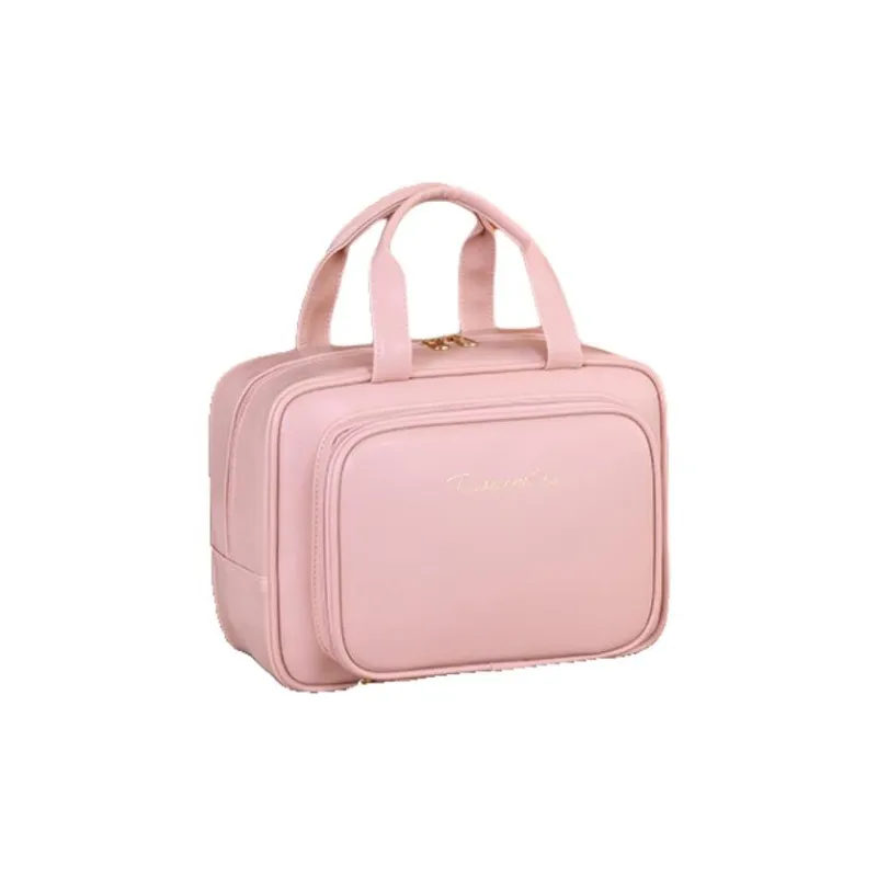 ZHIYIN Large Capacity Portable Skincare Storage Bag, Unique Design, Travel Portable Refill Case Make up Tools-4