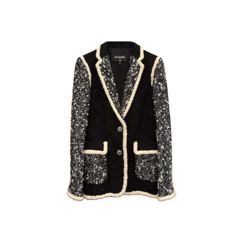 CHANEL Coats Women's Black-0
