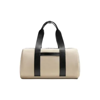 ZARA MIRUM Collaboration Cotton Travel Bag Unisex Beige