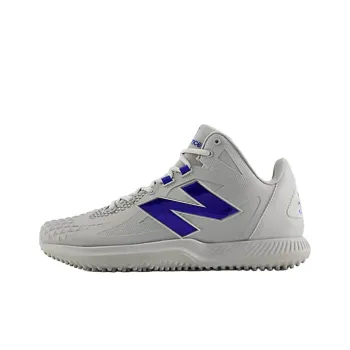 New Balance FuelCell Ohtani 1 Mid Top Upper Height Abrasion Resistant Functionality Baseball Shoes Men's Gray Blue