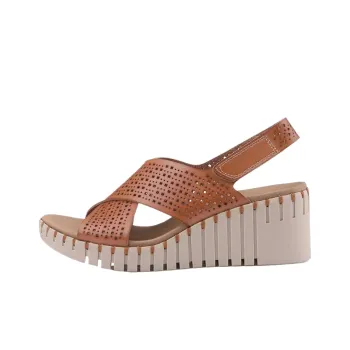 Skechers One Strap Sandals High Heel 5 8cm Women's Brown
