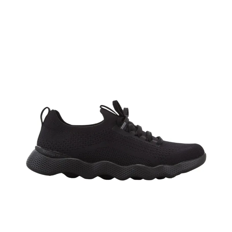 Skechers Massage Fit Lite Low Top Casual Shoes Women's Black-1