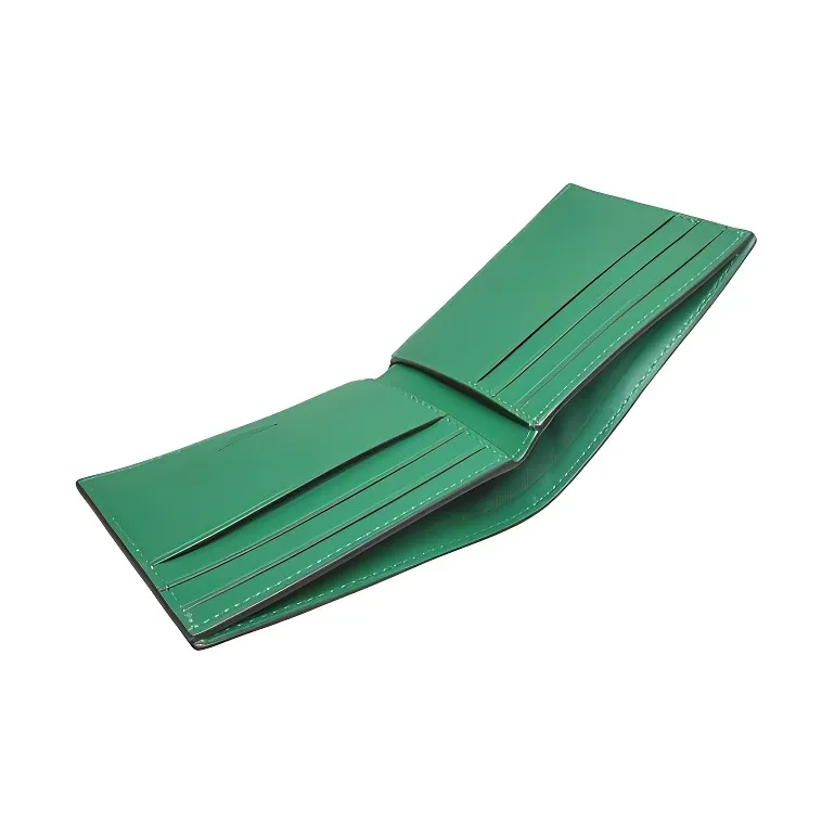 COACH Calfskin Wallet Mini Men's Ivy Green-4