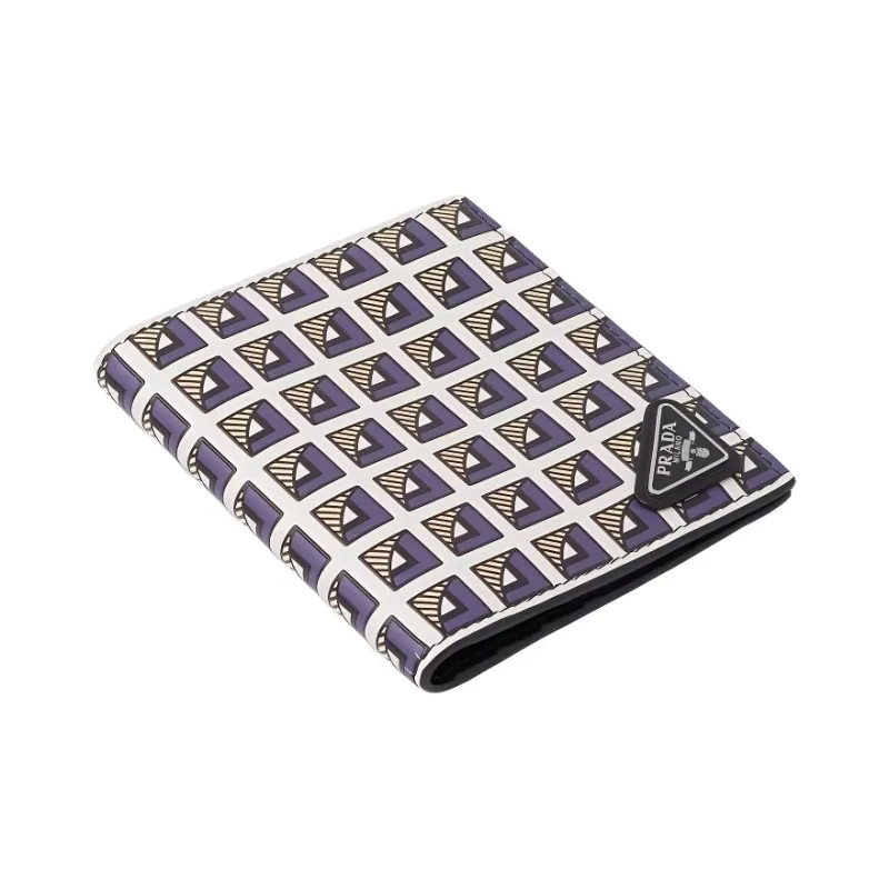 PRADA Leather Wallet Men's Multicolor-2