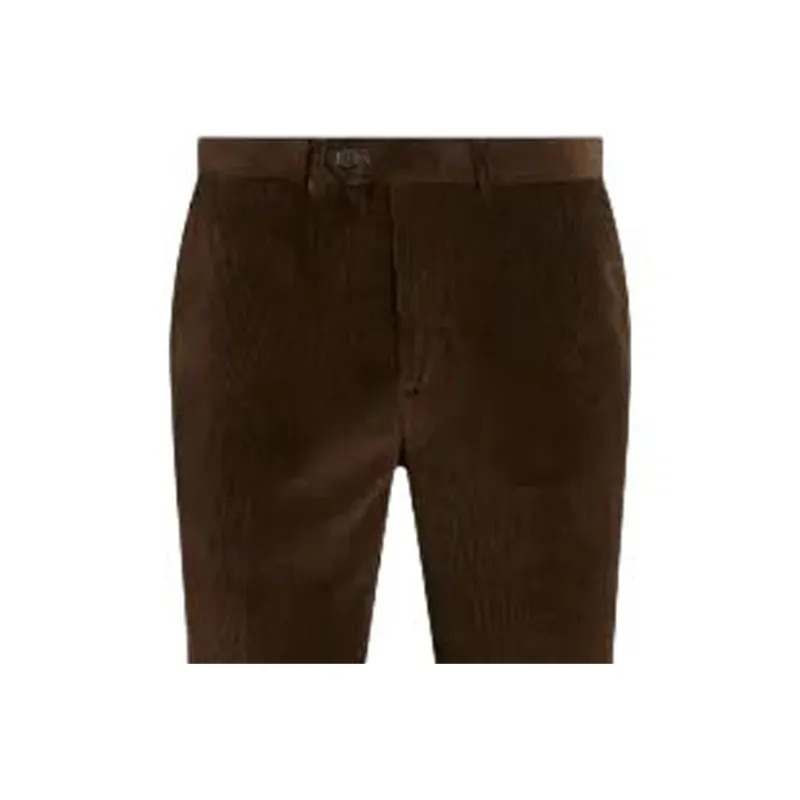 Polo Ralph Lauren Slim Fit Corduroy Trouser Casual Pants Men's Brown-1