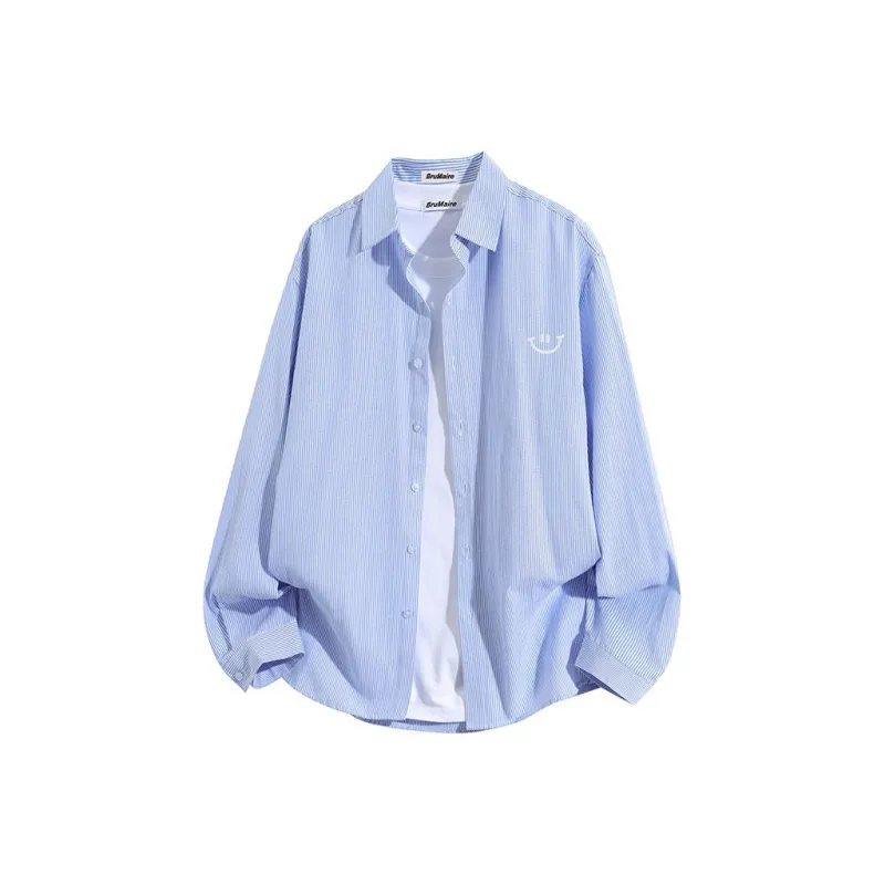 BRUMAIRE Shirt Unisex Black White Stripes-4