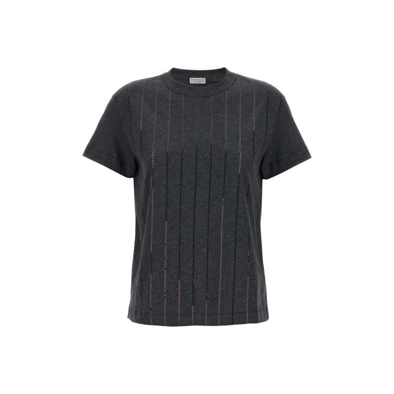 Brunello Cucinelli T Shirt Women's Gray-0