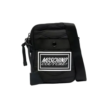 MOSCHINO Logo-debossed Messenger Bag