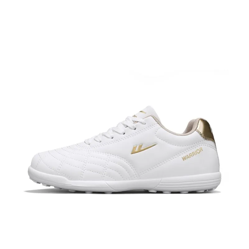 Warrior TF Turf Artificial Ground, Indoor Breathable, Lightweight Coverage Soccer Shoes Unisex White Gold-0