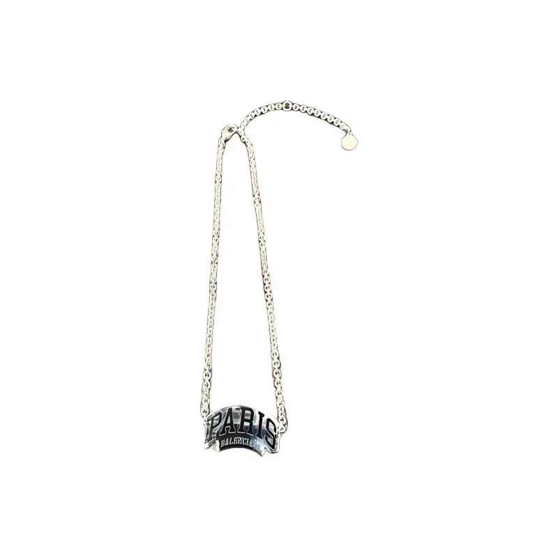 Balenciaga Necklaces Unisex Silver-2