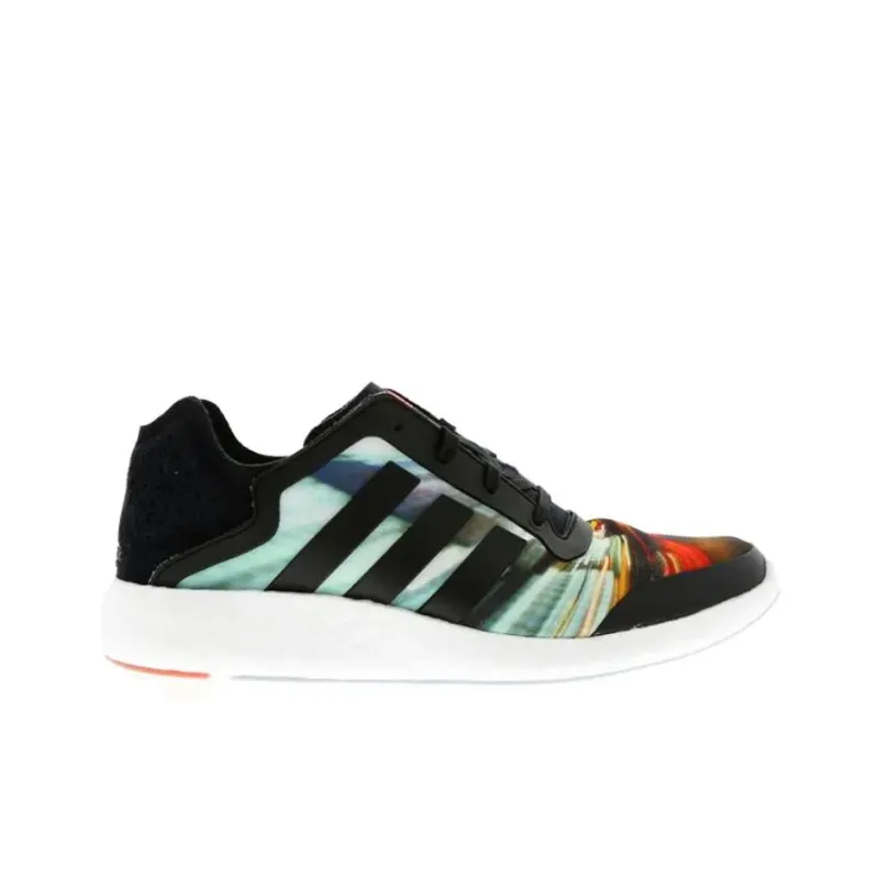 Adidas Pureboost Abrasion Resistant Low Top Running Shoes Men's Black-1