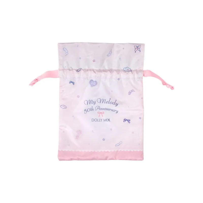Sanrio Satine With Organza Travel Storage Bag Women's Pink-1
