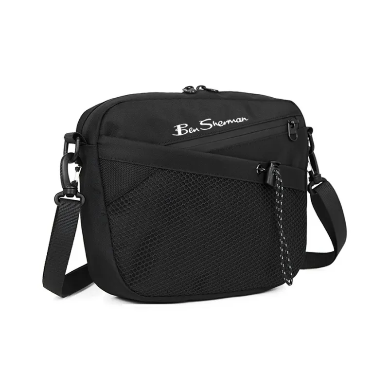 BEN SHERMAN Oxford Shoulder Bag Unisex Black-5