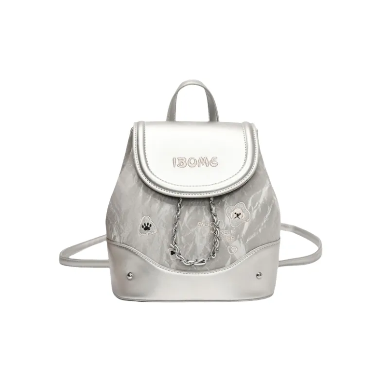 Teddy Bear Collection PU Backpack Women's Multicolor-18