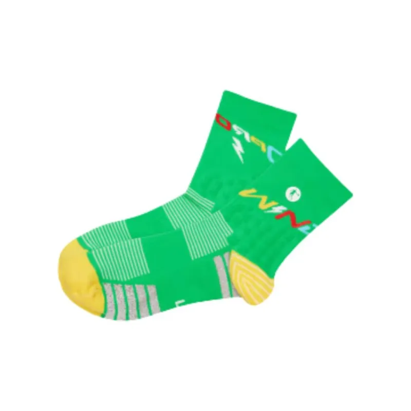 QIAODAN Running Socks Men's 1 Pack Glaze Green-2
